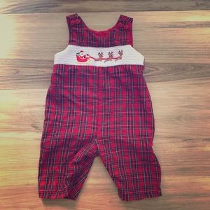 Boy Smocked Christmas JohnJohn